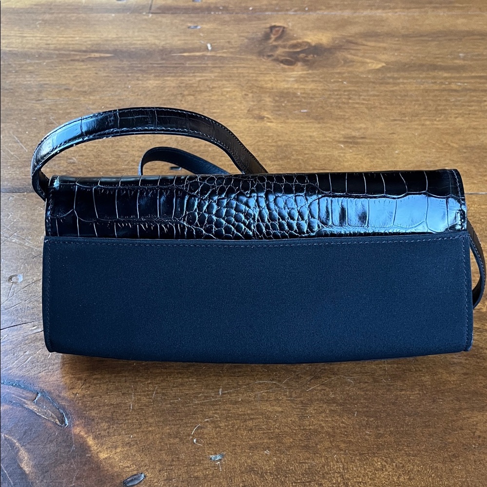 Brighton Vintage Black Clutch Purse with Detachable Shoulder Strap - Picture 6 of 15
